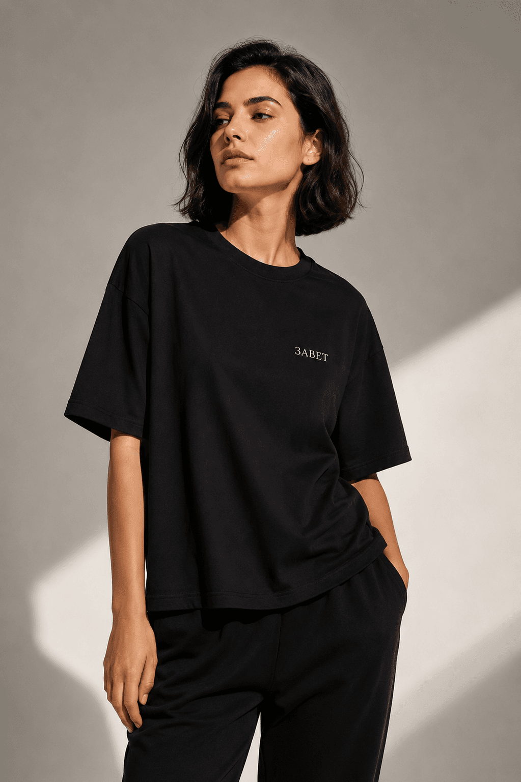 Oversize majica - Crna